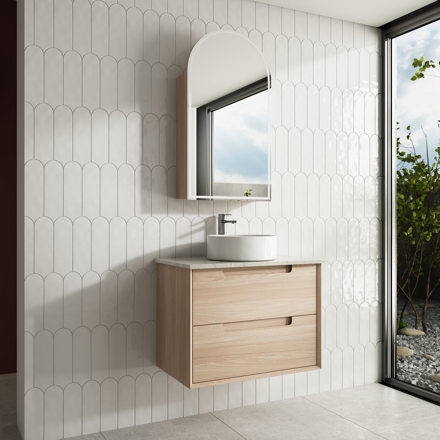 Ainsley Wall Hung Vanity 750mm