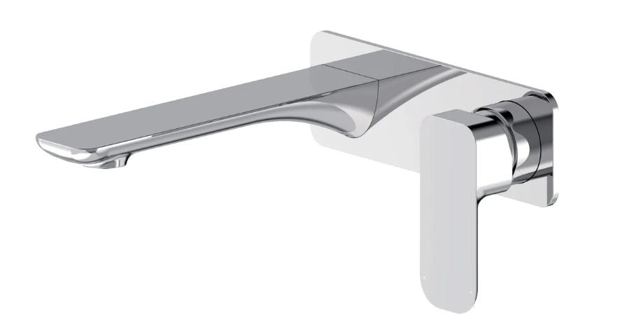 Oskar Wall Basin Mixer with Spout